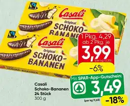 Spar Casali schoko- bananen Angebot