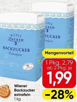Spar Wiener Backzucker extrafein Angebot