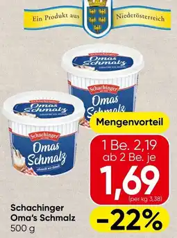 Spar Schachinger Oma's Schmalz Angebot