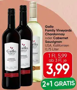 Spar Gallo Family Vineyards Chardonnay oder Cabernet Sauvignon Angebot