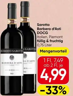 Spar Sarotto Barbera d'Asti DOCG Angebot
