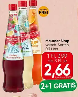 Spar Mautner Sirup Angebot