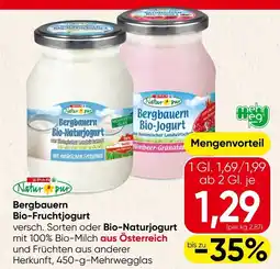 Spar Bergbauern Bio-Fruchtjogurt Angebot