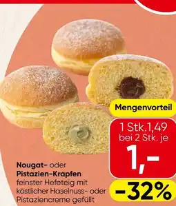 Spar Nougat- oder Pistazien-Krapfen Angebot