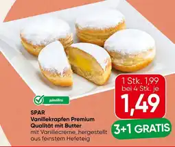 Spar SPAR Vanillekrapfen Premium Qualität mit Butter Angebot