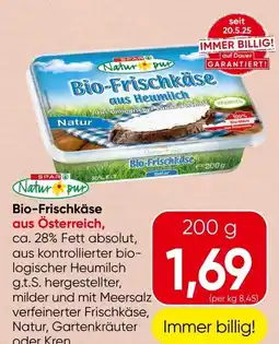 Spar Bio-Frischkäse Angebot