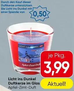 Spar Licht ins Dunkel Duftkerze im Glas Angebot