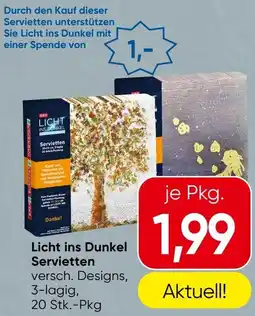 Spar Licht ins Dunkel Servietten Angebot