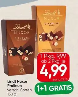 Spar Lindt Nuxor Pralinen Angebot