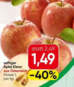 Spar saftiger Apfel Elstar Angebot