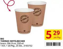 Transgourmet Bio thermo-riffelbecher Angebot