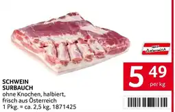 Transgourmet Schwein surbauch Angebot