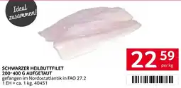 Transgourmet Schwarzer heilbuttfilet 200-400 g aufgetaut Angebot