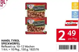 Transgourmet Handl tyrol speckwürfel Angebot