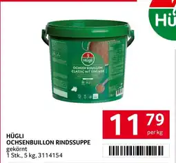 Transgourmet Hügli ochsenbuillon rindssuppe Angebot