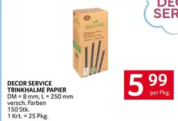 Transgourmet DECOR SERVICE TRINKHALME PAPIER Angebot