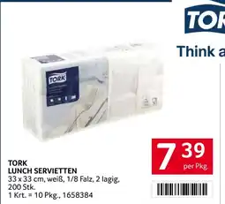 Transgourmet Tork lunch servietten Angebot