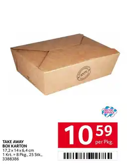Transgourmet Take away box karton Angebot
