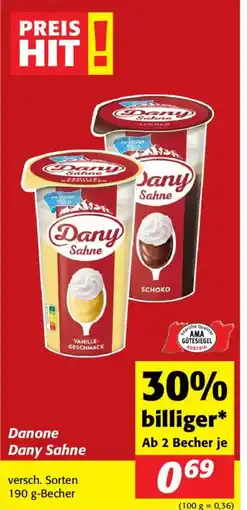 Nah&Frisch Danone Dany Sahne Angebot