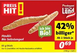 Nah&Frisch Haubis Bio Salzstangerl Angebot