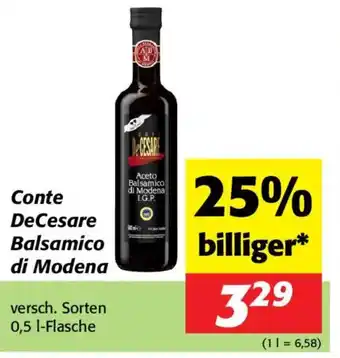 Nah&Frisch Conte DeCesare Balsamico di Modena Angebot