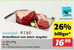 Nah&Frisch Bratenfleisch vom österr. Jungstier Angebot