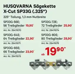 Lagerhaus HUSQVARNA Sägekette X-Cut SP33G (.325") Angebot