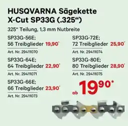 Lagerhaus HUSQVARNA Sägekette X-Cut SP33G (.325") Angebot