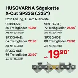 Lagerhaus HUSQVARNA Sägekette X-Cut SP33G (.325") Angebot