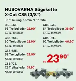 Lagerhaus HUSQVARNA Sägekette X-Cut C85 (3/8") Angebot