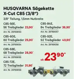 Lagerhaus HUSQVARNA Sägekette X-Cut C85 (3/8") Angebot