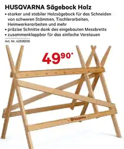 Lagerhaus HUSQVARNA Sägebock Holz Angebot