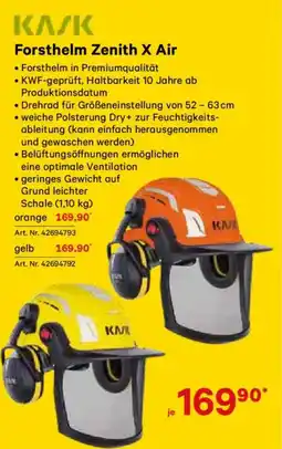 Lagerhaus KASK Forsthelm Zenith X Air Angebot