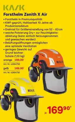 Lagerhaus KASK Forsthelm Zenith X Air Angebot