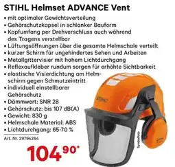 Lagerhaus STIHL Helmset ADVANCE Vent Angebot