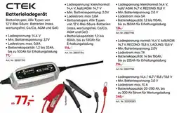 Lagerhaus CTEK Batterieladegerät Angebot