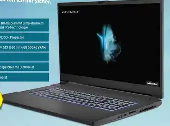 Hofer Gaming Notebook Erazer Defender E10 MD63705 Angebot