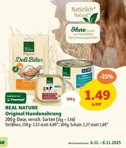 Fressnapf Real nature original hundenahrung Angebot