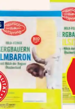 Hofer Zurück zum Ursprung Bio-Feine Käsescheiben Angebot