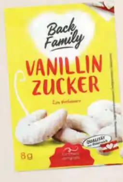 Hofer Back Family Vanillin Zucker Angebot