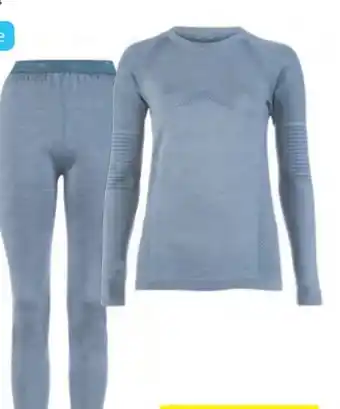 Crane Premium Damen Ski Unterwäsche Merino Set