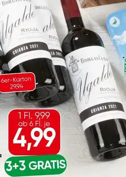Eurospar Bodegas Ugalde Rioja Crianza Angebot