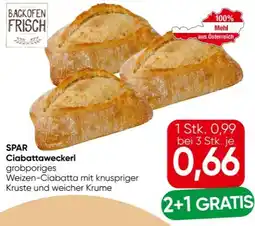 Eurospar Spar Ciabattaweckerl Angebot