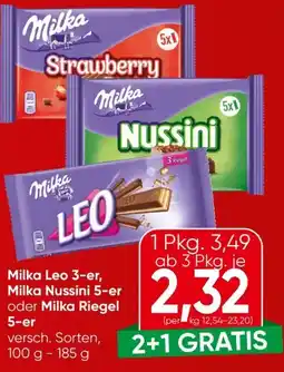 Eurospar Milka Riegel Leo Angebot