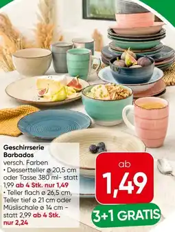 Eurospar Geschirrserie Barbados Angebot