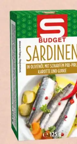 Spar S Budget Sardinen in Öl Angebot