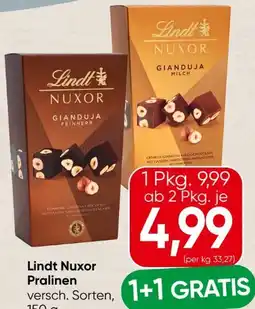 Spar Lindt Pralinen Nuxor Angebot