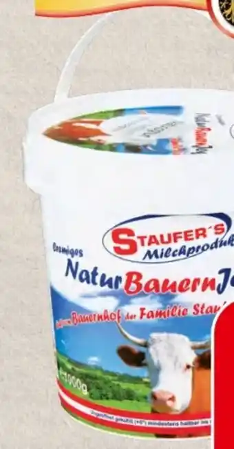 Spar Staufer’s Natur Bauernjoghurt Angebot