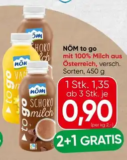 Spar Nöm To Go Milch Angebot