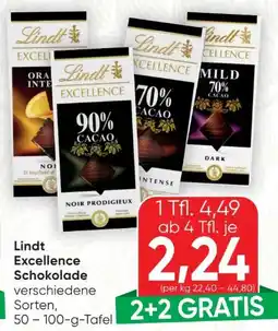 SPAR Gourmet Lindt Excellence Tafeln Angebot